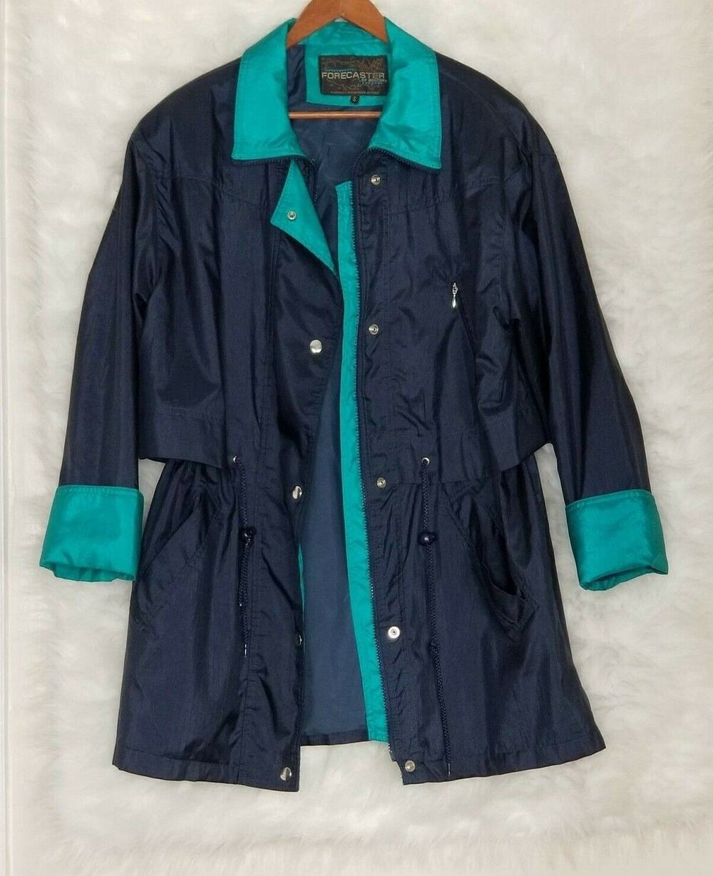 Forecaster Of Boston Women blue and green Jacket - Size S